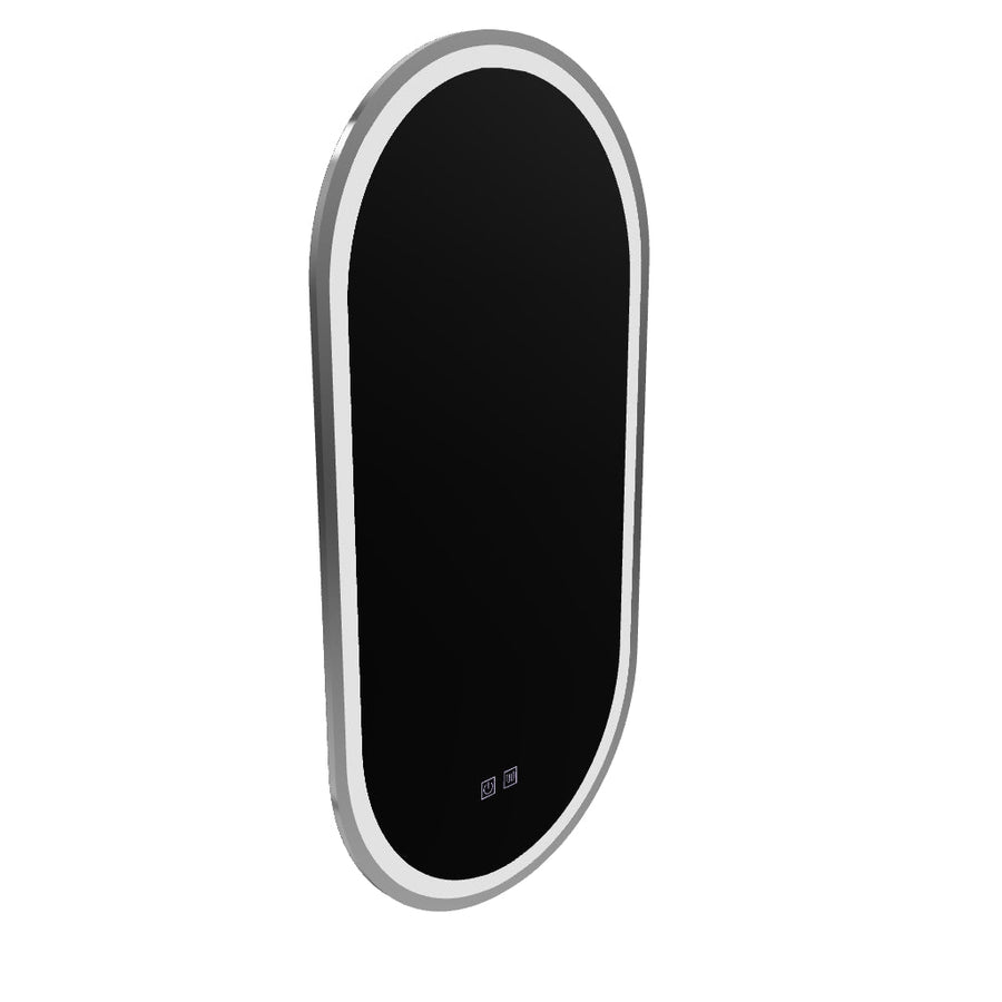 LUD LED Oval 50x100cm Velara Touch System Darkable Dismanting
