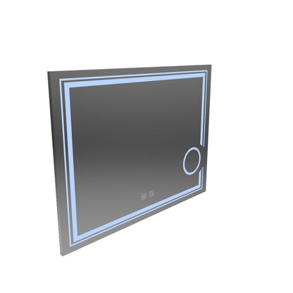 Lustrzane LED prostokątny system 80x60cm Magia Essenza dotyk Dokrotyczny system defracji