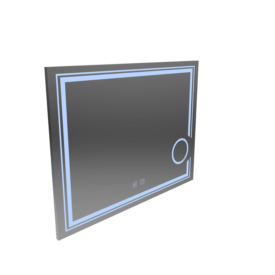 Lustrzane LED prostokątny system 80x60cm Magia Essenza dotyk Dokrotyczny system defracji