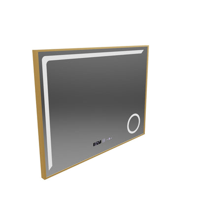 LED MURROR CENTOR MOTOLLLOW ROSALIA 80X60 CM Zimno światło/zimno/neutra Dimable System Zastępca termometr Marcello Funghhi Kolekcja