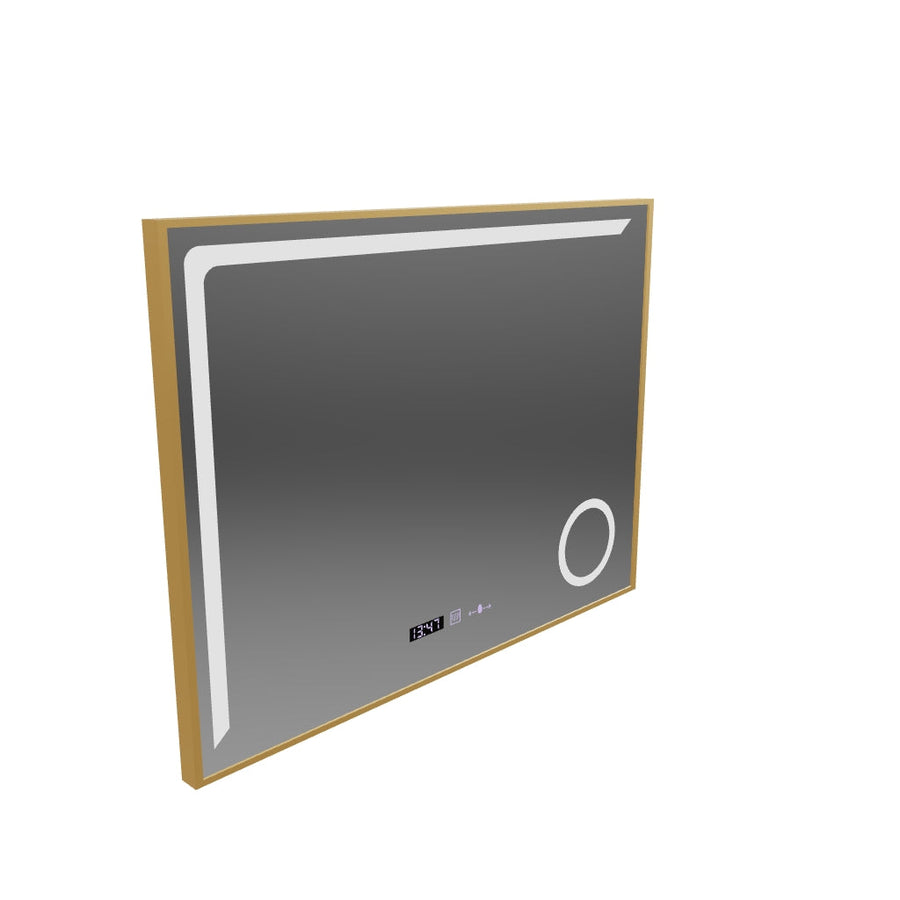 LED MURROR CENTOR MOTOLLLOW ROSALIA 80X60 CM Zimno światło/zimno/neutra Dimable System Zastępca termometr Marcello Funghhi Kolekcja