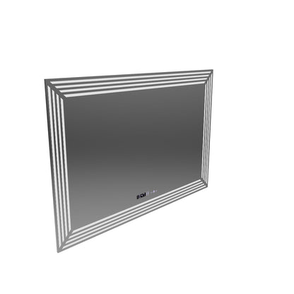 LUDA LED prostokątna 60x80cm Wnezia Motion Blowlow Marcellow Dimable zegar system rozprzestrzeniania