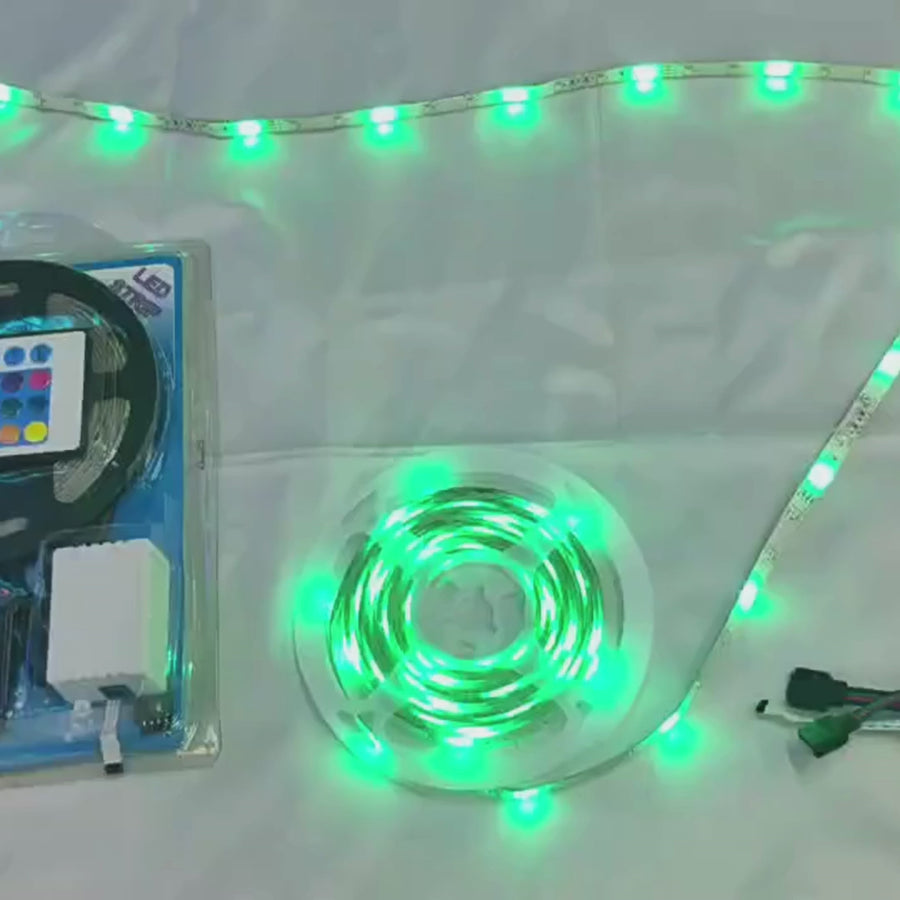 Zestaw taśm LED 2835 z pilotem, RGB, 10W/m, 5m, IP44