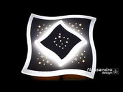 Żyrandol LED MANDI, 20W, Zimne światło, Biały