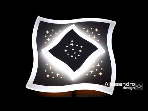 Żyrandol LED MANDI, 20W, Zimne światło, Biały