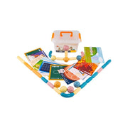 Zestaw puzzli Geometryczne kształty z magnesami, 54 elementy, plastik i magnesy