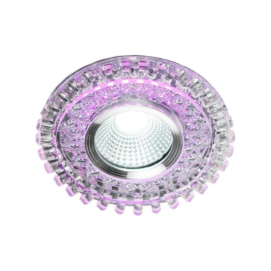 Reflektor LED, 5W, okrągły, 6000K, światło fioletowe