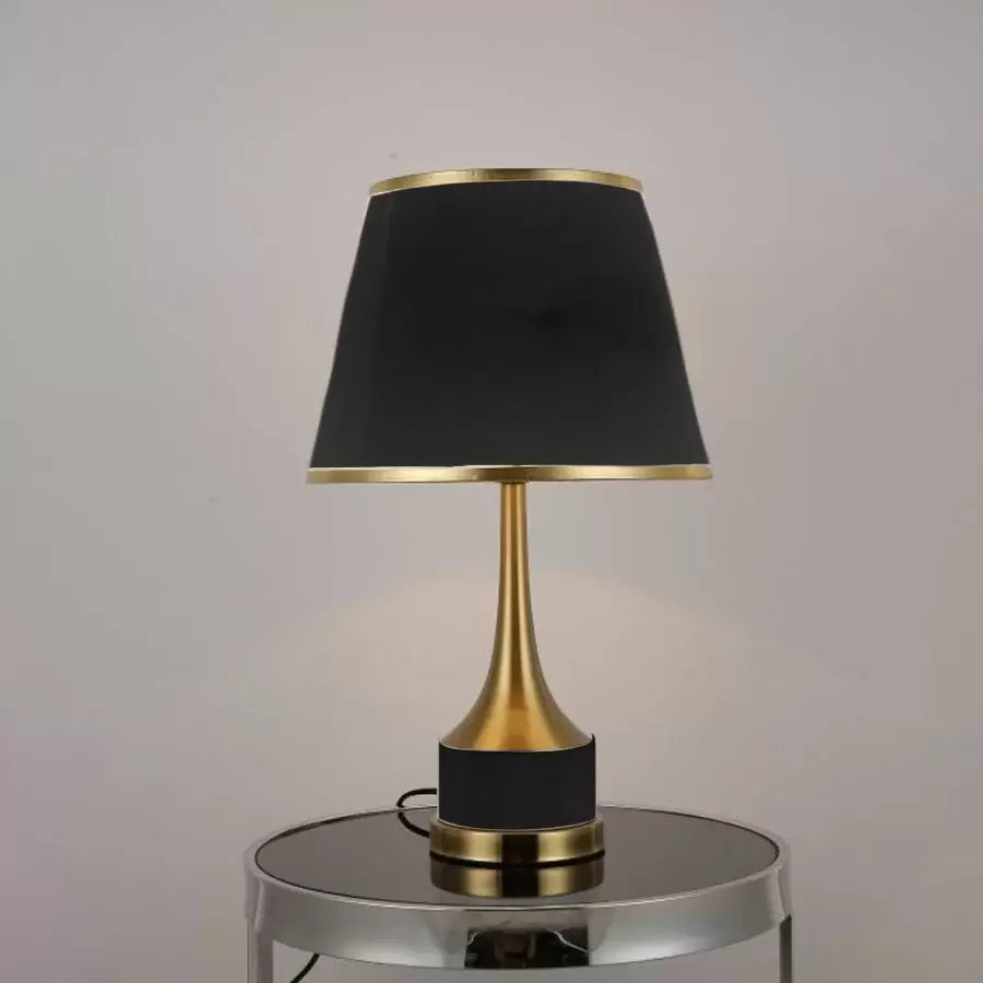 Lampa Ayan 1x E27 Czarno-złota