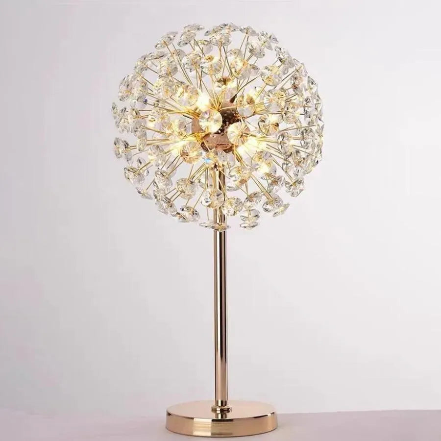 MINUET Lampa kryształowa 6x G9, błyszcząca złota