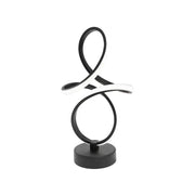 Lampa podłogowa Cetia LED 30W pleciona Zimne/Ciepłe/Neutralne światło Czarny metal 