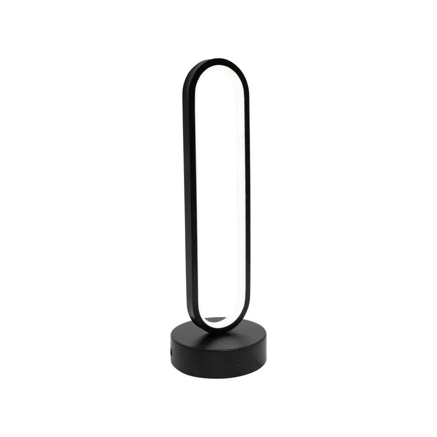 Lampa podłogowa LED Creatoris, 30 W, zimne/ciepłe/neutralne światło, metal i akryl, czarny 