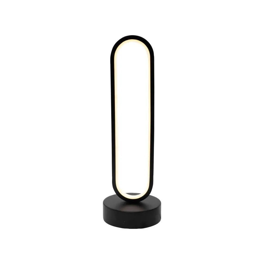 Lampa podłogowa LED Creatoris, 30 W, zimne/ciepłe/neutralne światło, metal i akryl, czarny 