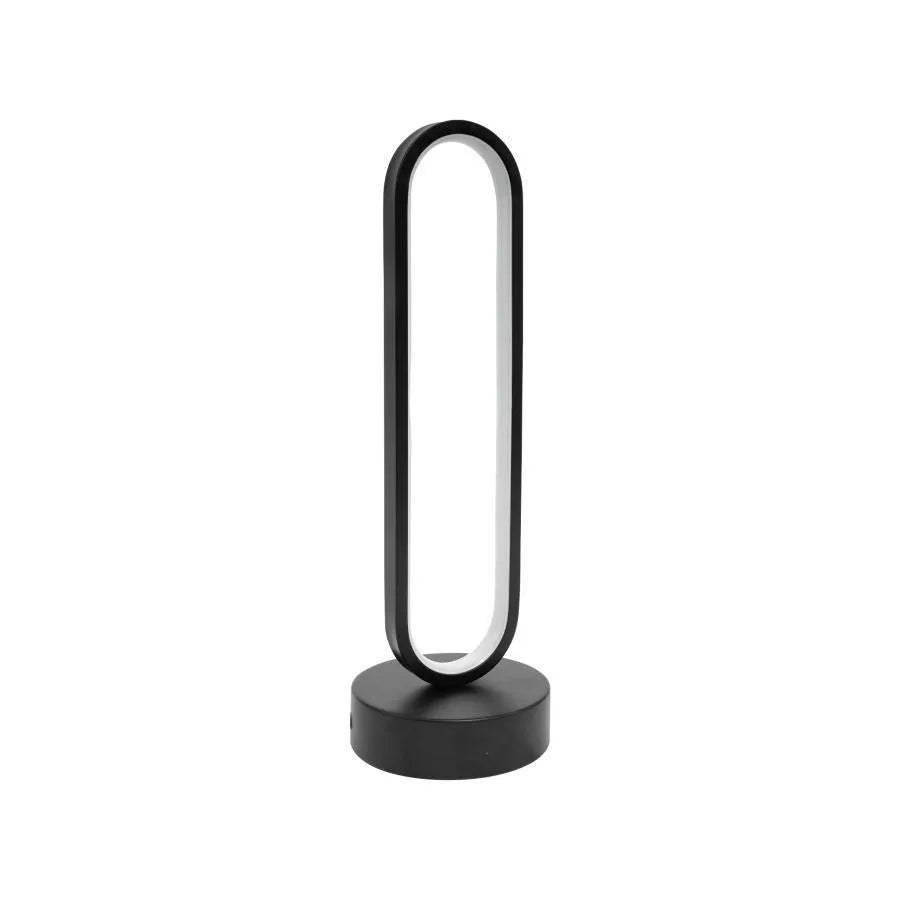 Lampa podłogowa LED Creatoris, 30 W, zimne/ciepłe/neutralne światło, metal i akryl, czarny 