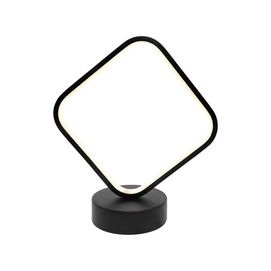 Lampa podłogowa LED Merga, 26 W, 3000 K/4000 K/6000 K, metal i akryl, czarny 