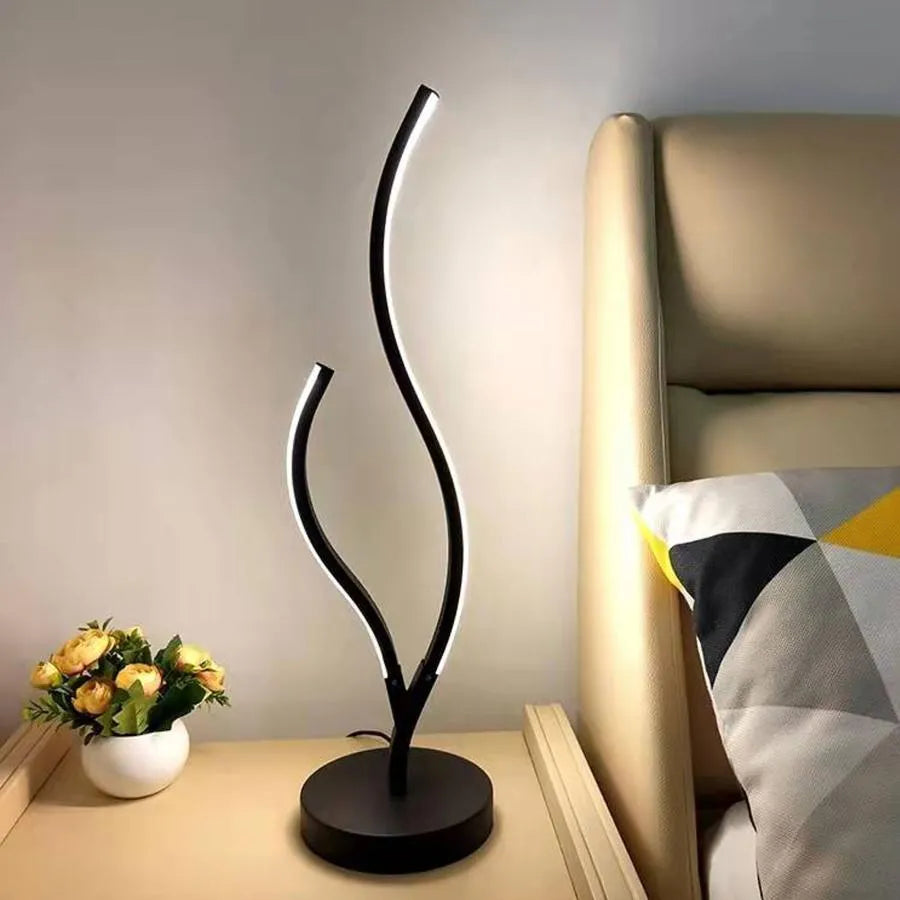 Lampa podłogowa LED Minos, 48 ​​W, zimne/ciepłe/neutralne światło, metal i akryl, czarny 