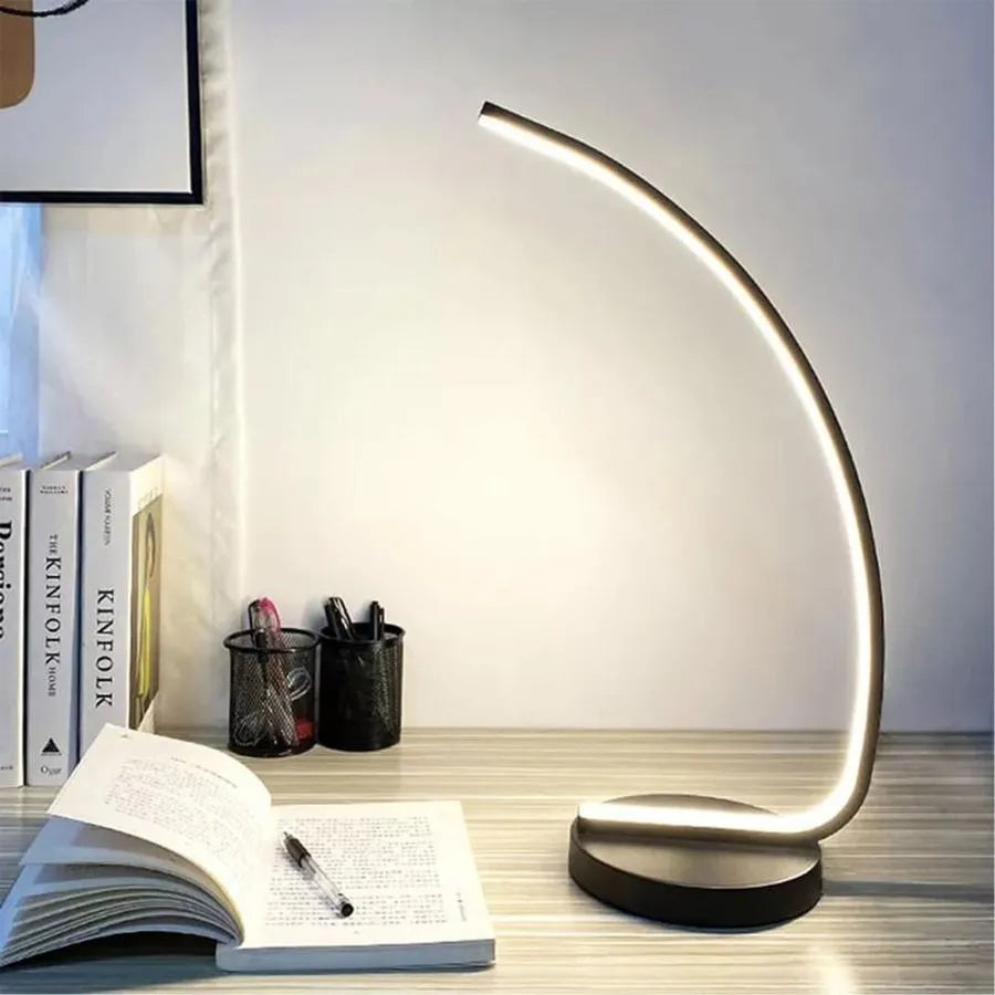 Lampa podłogowa LED Nemesis, 10 W, zimne/ciepłe/neutralne światło, metal i akryl, kolor czarny 