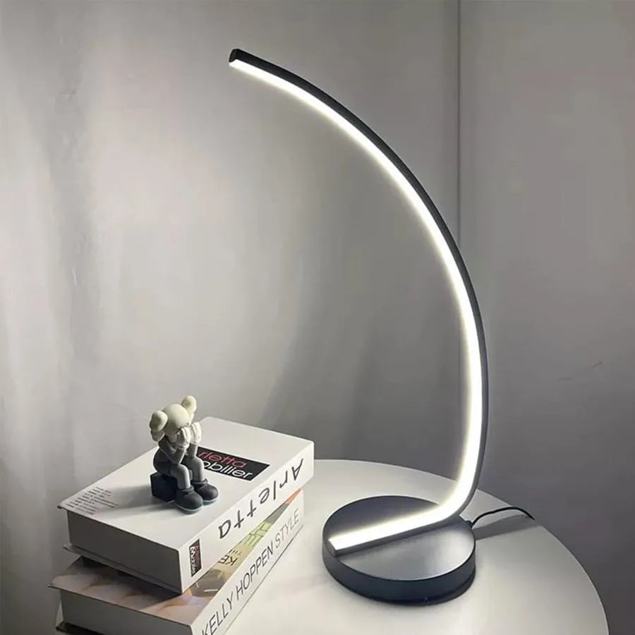 Lampa podłogowa LED Nemesis, 10 W, zimne/ciepłe/neutralne światło, metal i akryl, kolor czarny 