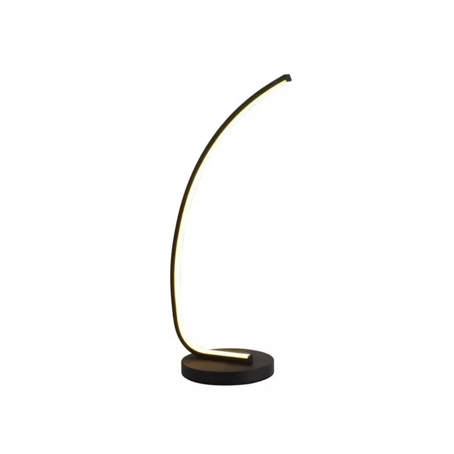 Lampa podłogowa LED Nemesis, 10 W, zimne/ciepłe/neutralne światło, metal i akryl, kolor czarny 