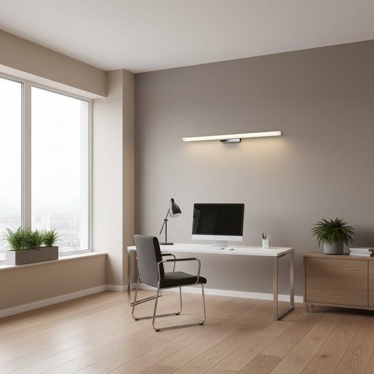 Kinkiet LED, COMO, 7 W, liniowy, światło ciepłe/neutralne/zimne, chrom Kinkiety wewnętrzne Tytuł domyślny Alessandro Design