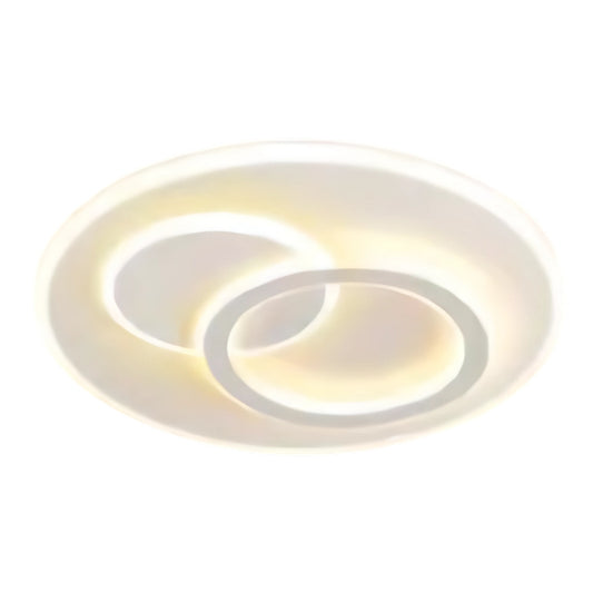 LED żyrandol z pilotem Nolux Luminosa, 120W, 3 kół, zimno/gorące/neutralne światło, niestabilne, białe