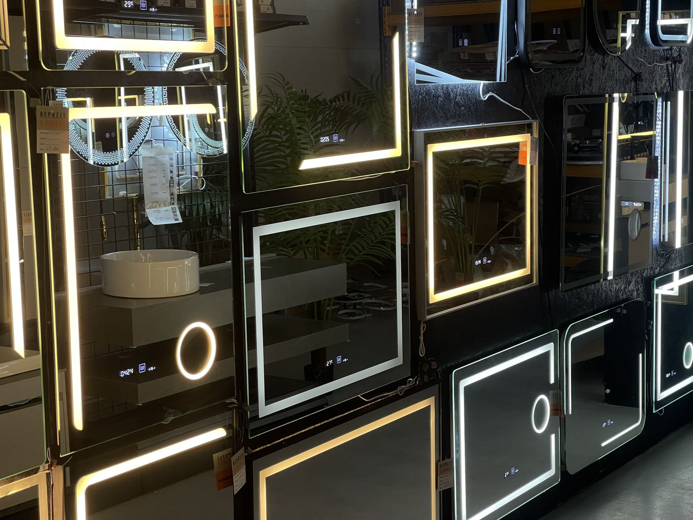 Lustra LED i wyposażenie łazienek w salonie Alessandro Design w Afumați